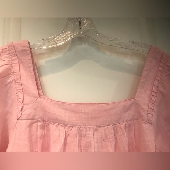 NWT Draper James Maren Shift Dress Pink with White Floral Embroidery Siz… - Picture 6 of 8